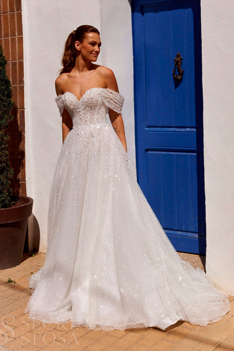Блестящее свадебное платье Мариса от Secret Sposa