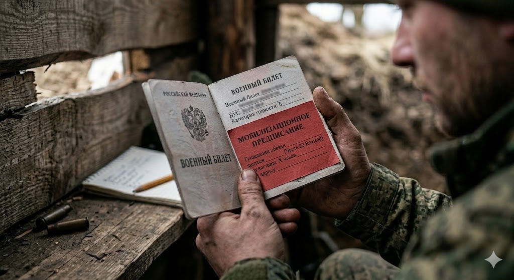 Мобилизационное предписание . Сгенерировано ИИ, совпадения случайны .