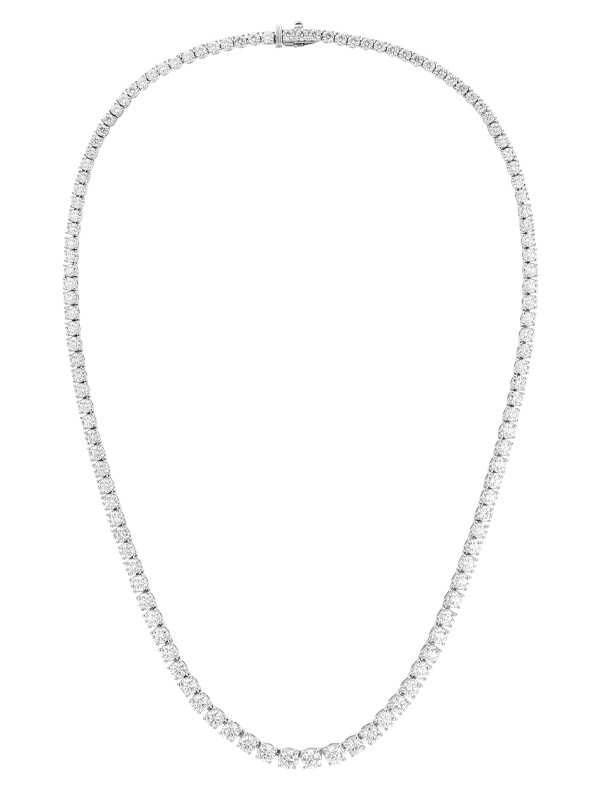 Колье Mercury Classic из белого золота с бриллиантами