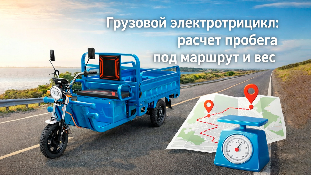 Парадокс малой формы: именно килограммы груза и ампер-часы батареи диктуют реальный пробег, а не мощность мотора. Разбираем формулу экономики последней мили.