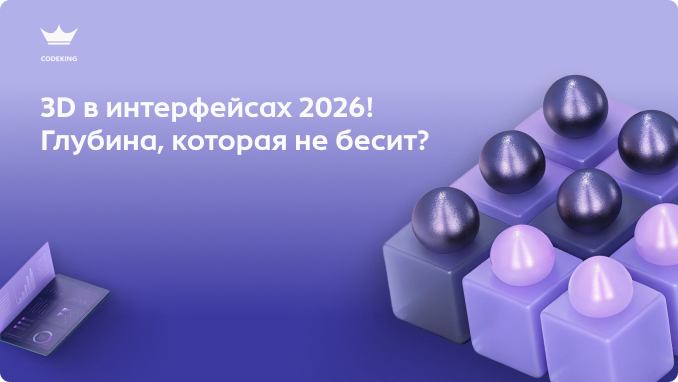 Эра «плоского» дизайна официально прошла. Но почему одни 3D-элементы выглядят как дорогой премиум, а другие  - как привет из 2000-х? Как использовать объем для управления вниманием пользователя и какие технологии позволяют делать это без вреда для скорости загрузки?