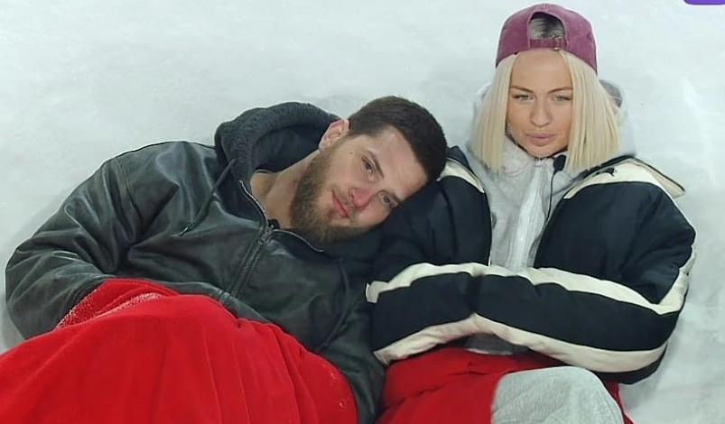 Вова Балан и Элина Рахимова (фото из эфира на «Okko»)