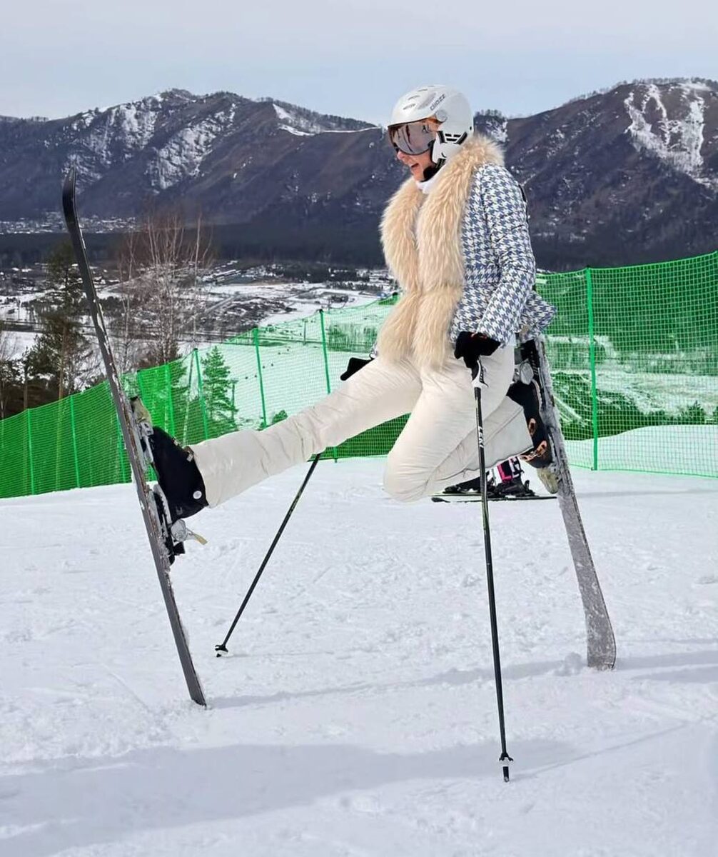    Татьяна Навка выполнила опасный трюкСоцсети Татьяны Навки