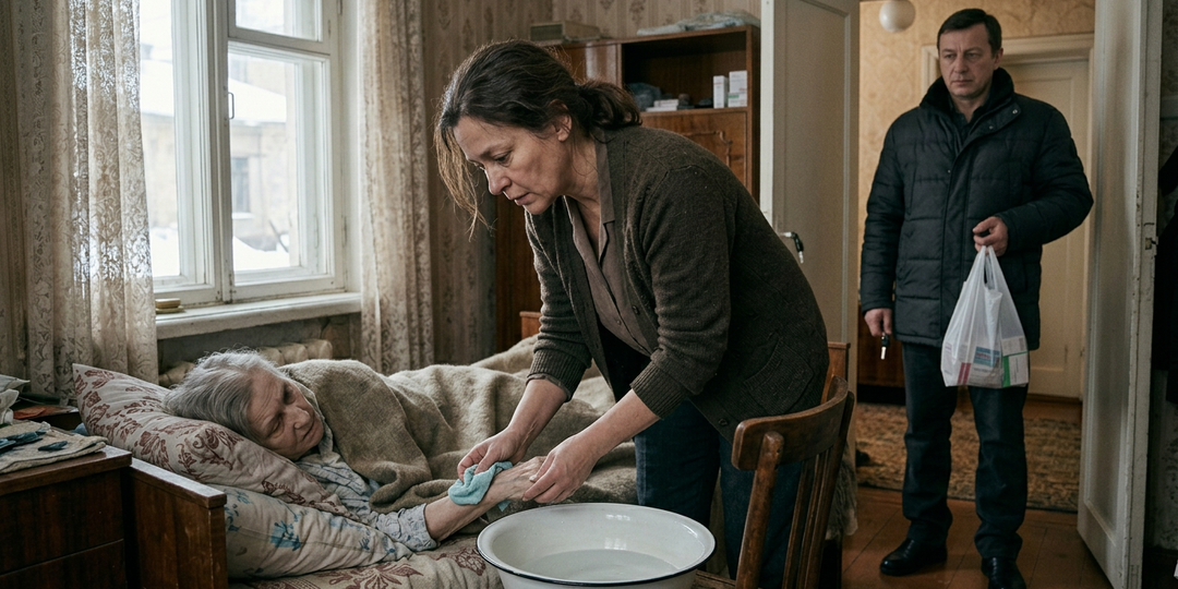 Пока я мыла мать, брат делил квартиру