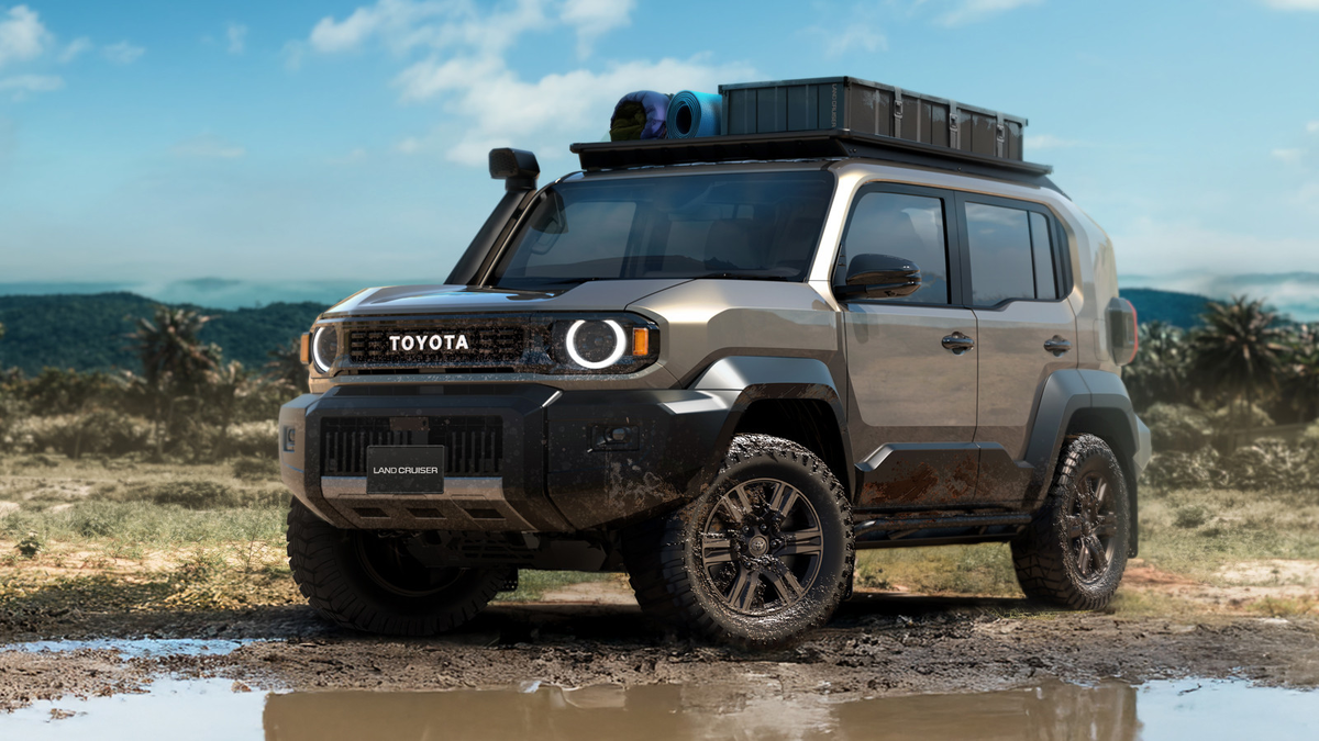 Второй вариант исполнения Toyota Land Cruiser FJ, показанный на презентации осенью 2025 года