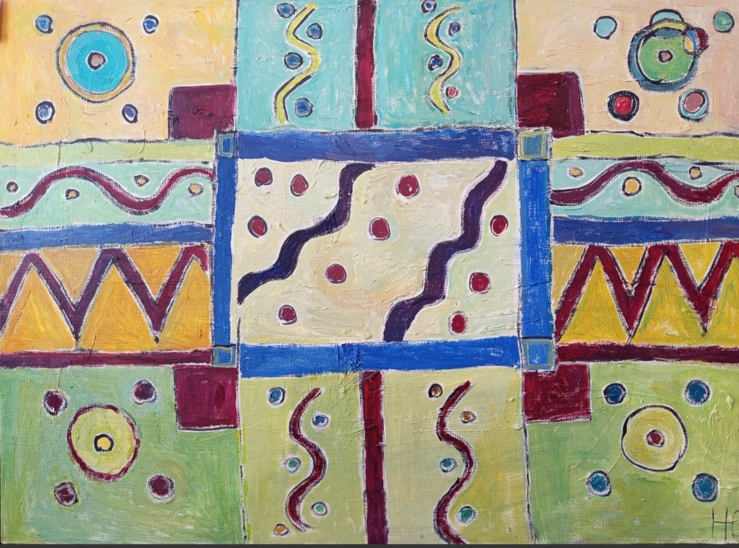 ЮДИНЦЕВА НАТАЛЬЯ КОВРОВОЕ НАСТРОЕНИЕ. 50 х 70 х.к.м. 2025