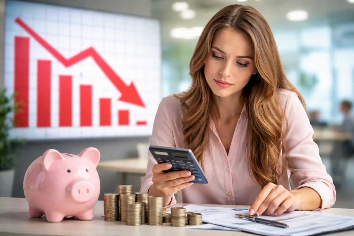    Ставки уже поползли вниз. Фото: нейросеть