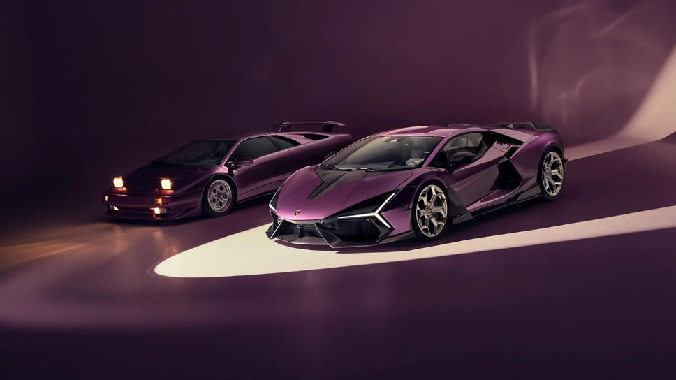 Lamborghini Revuelto и Lamborghini Diablo SE30.📷Фото: Novitec