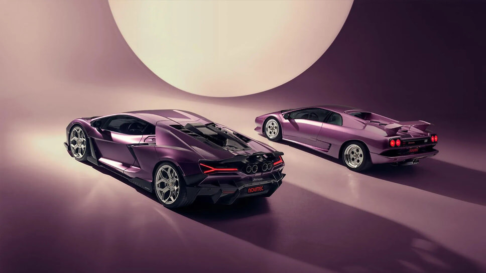 Lamborghini Revuelto и Lamborghini Diablo SE30.📷Фото: Novitec