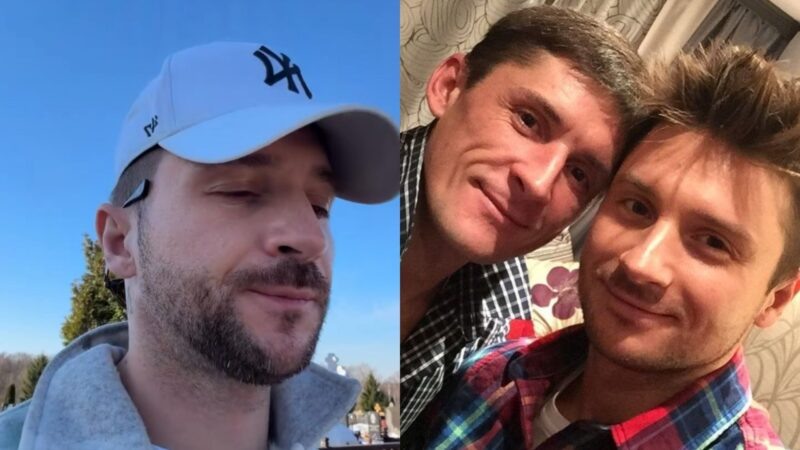    Трогательный момент: Сергей Лазарев у могилы брата Павла, вспоминая об их совместном прошлом.