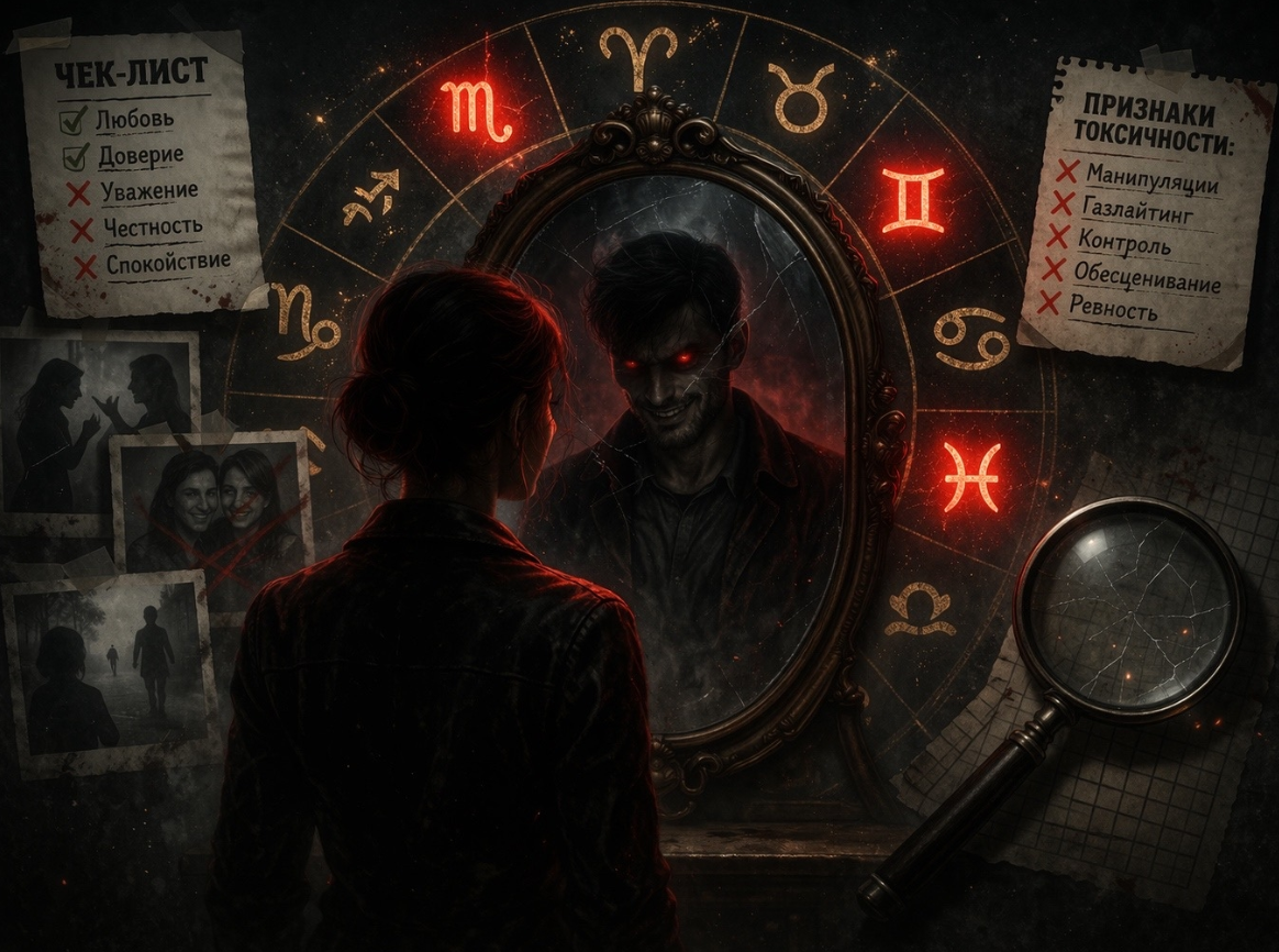 Как понять, что ваш партнер - токсик: астрологический чек-лист