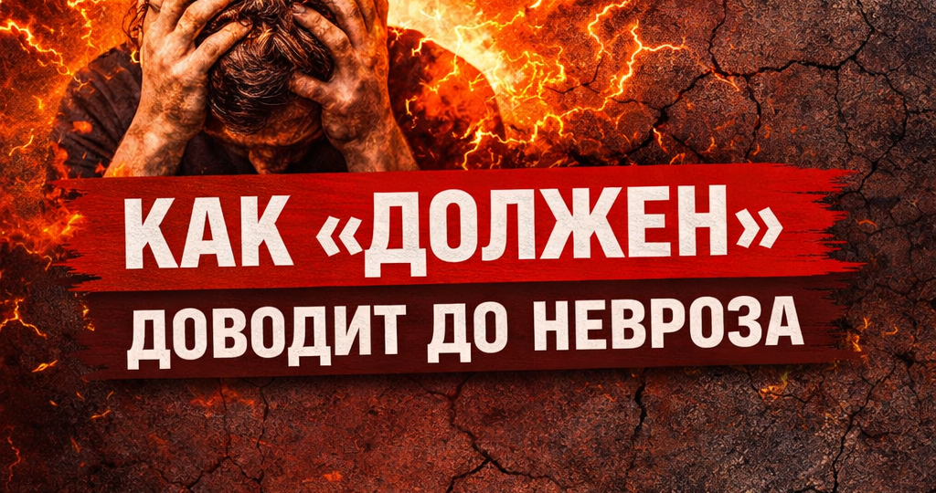 КАК «Я ДОЛЖЕН» ПРЕВРАЩАЕТСЯ В ТВОЙ НЕВРОЗ?