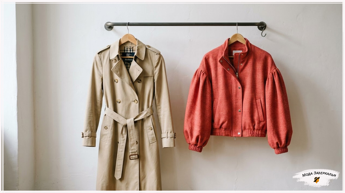 Тренчкот и куртка