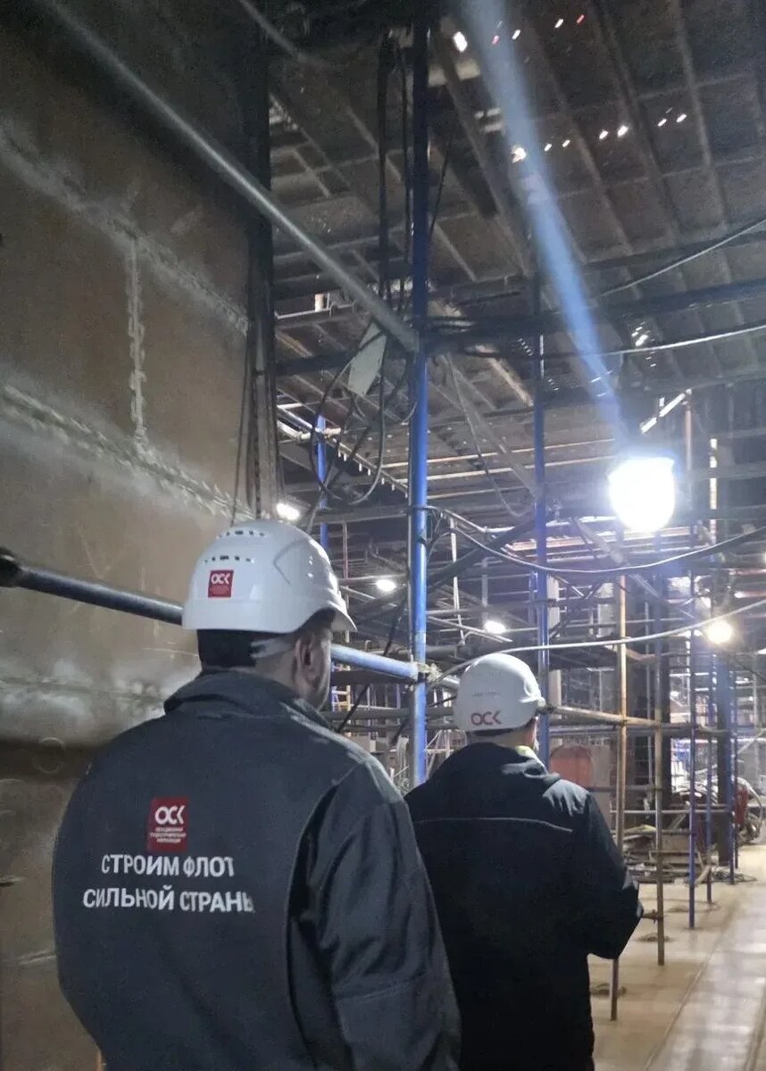 Готовность парома "Василий Ощепков" превысила 80% / Фото: Минтранс Сахалинской области  📷
