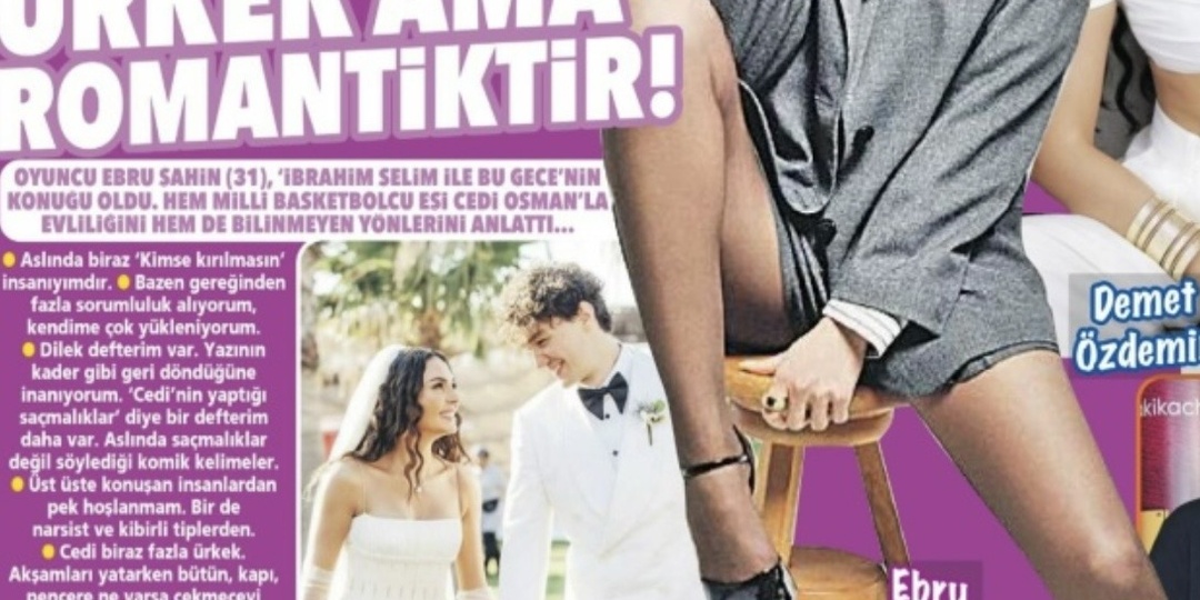 Эбру Шахин: «Я не хотела за него выходить». Честное признание спустя 2 года брака.