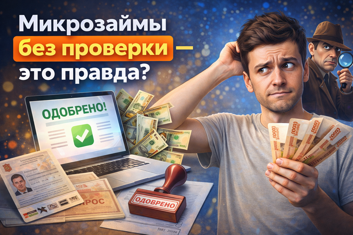 Микрозаймы без проверки