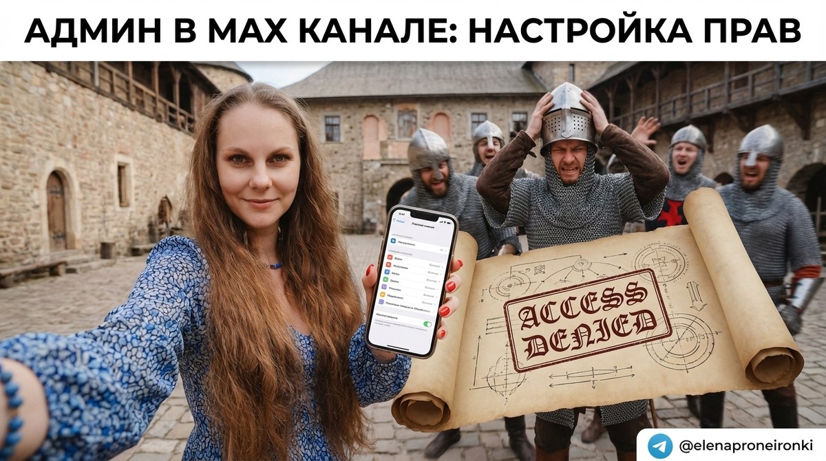    Эффективные методы управления правами доступа в Max канале. lenka