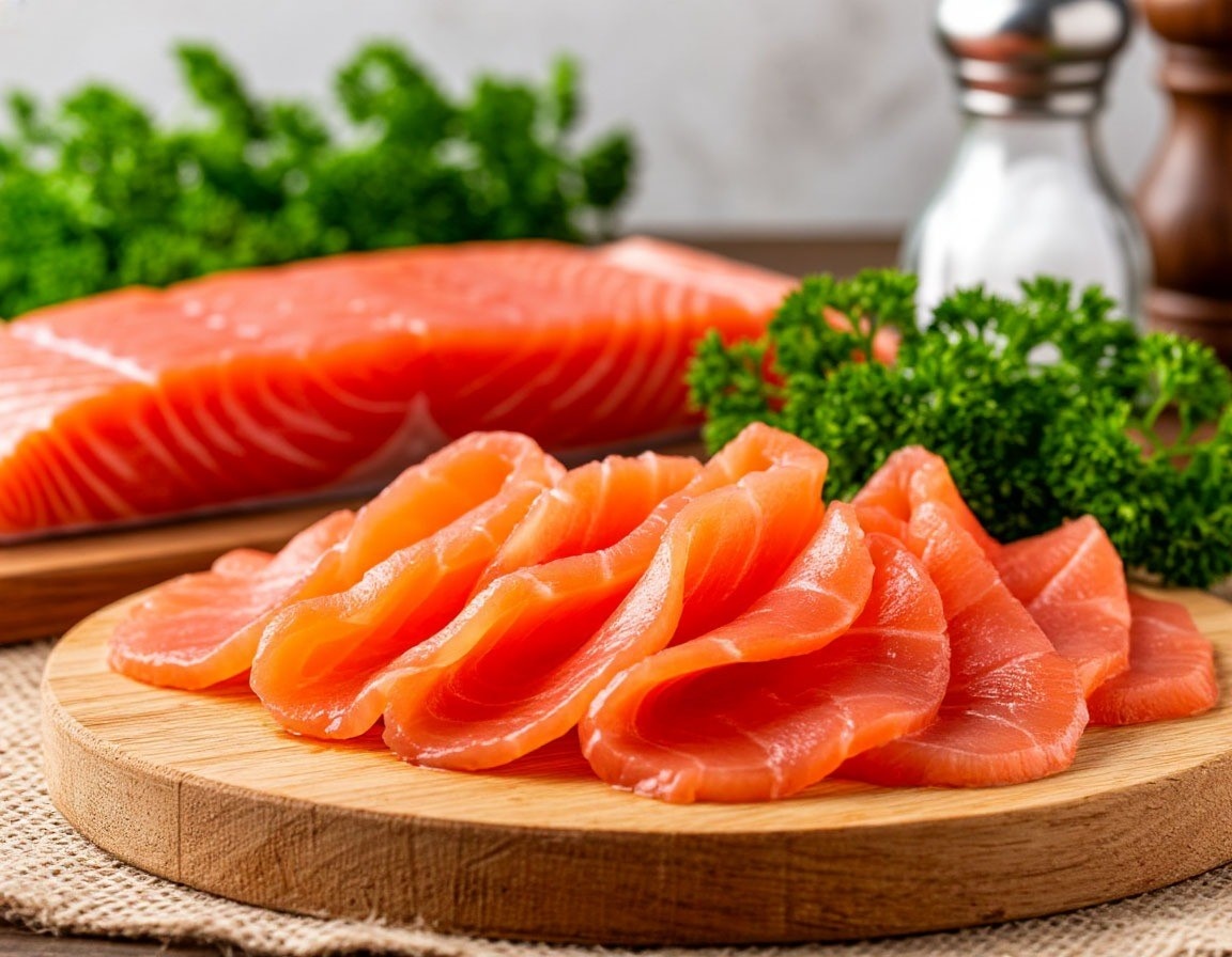 Классическая слабосоленая форель или семга