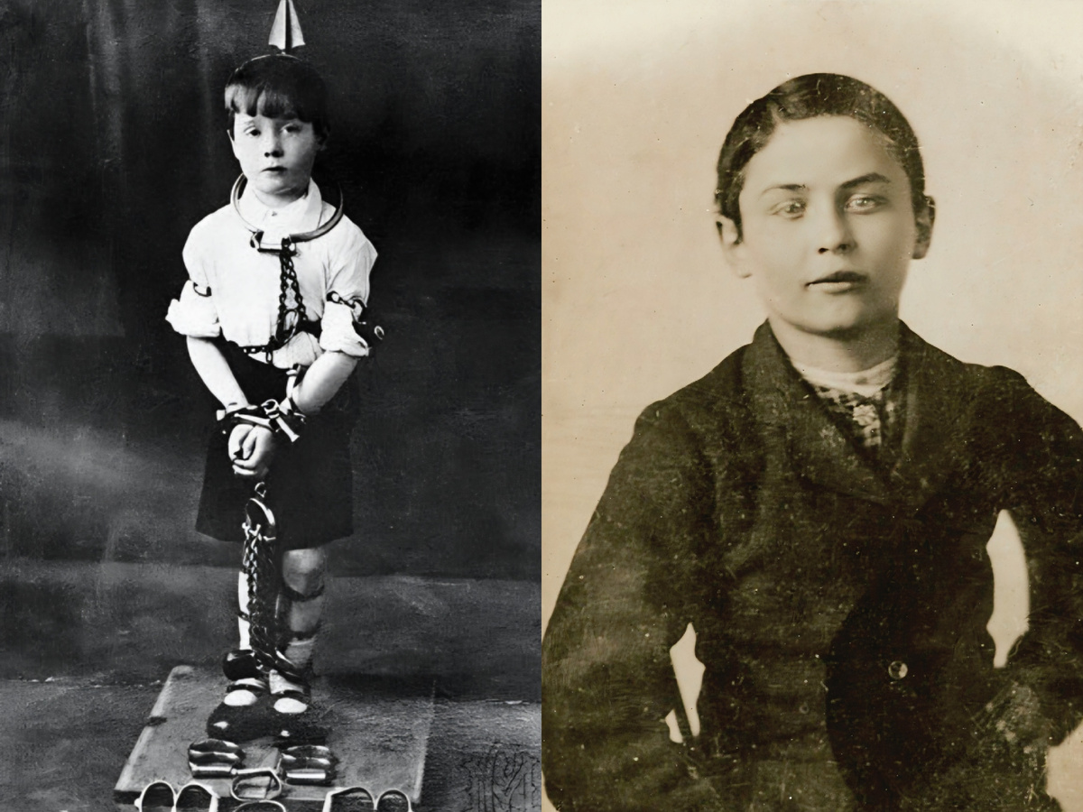 Эрик Вайс в детстве.