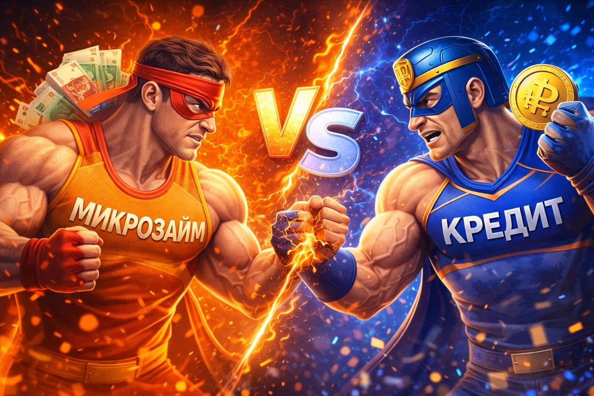 Микрозайм vs Кредит