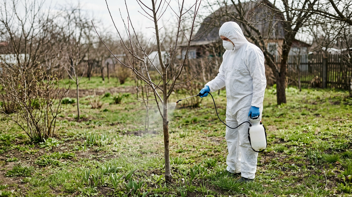 Обработка плодовых деревьев в Лен. области
