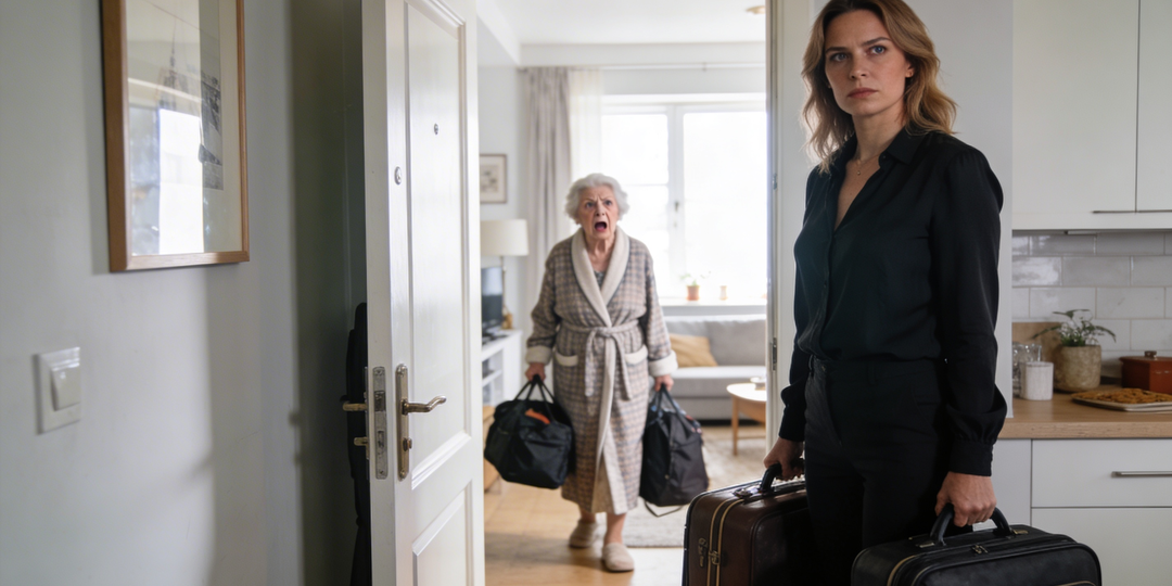 Я терпела придирки свекрови десять лет, но вчера вечером просто выставила ее сумки за порог