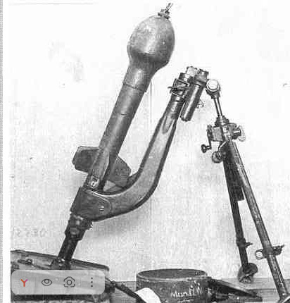 Лёгкий стержневой миномёт - мина запускается со стержня, а не из ствола