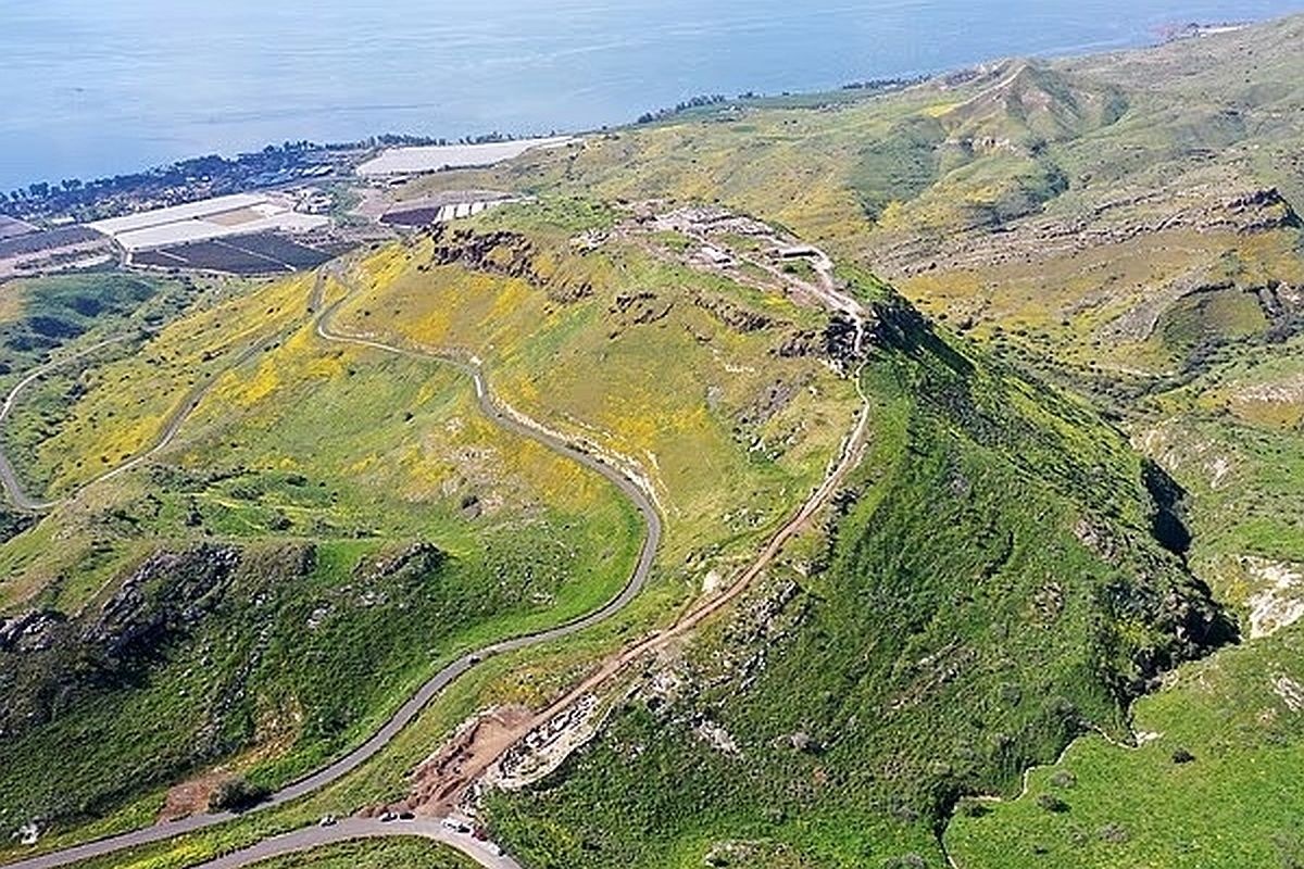    Древний город Гиппос расположен в полутора километрах к востоку от Галилейского моря. / dailymail.co.uk