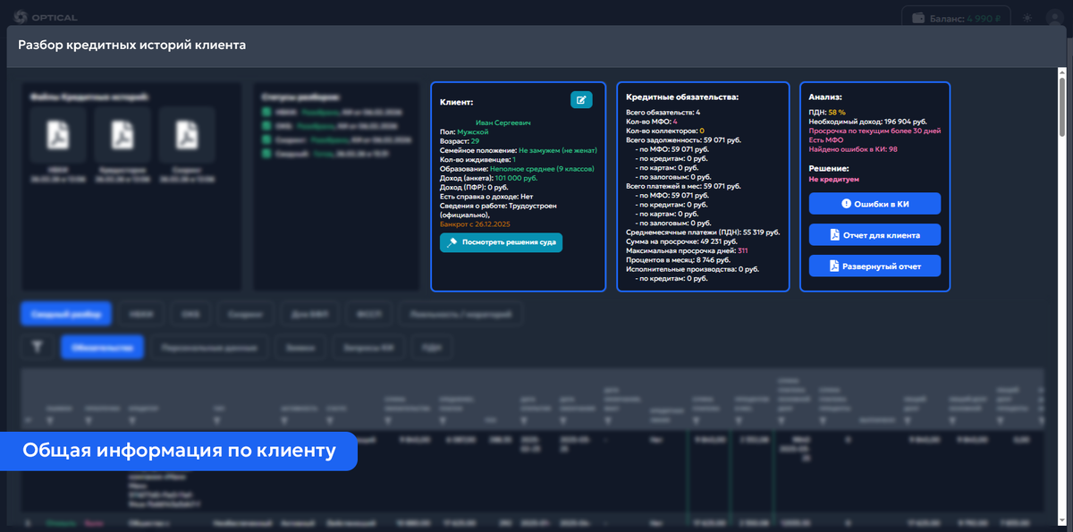 Общая информация.