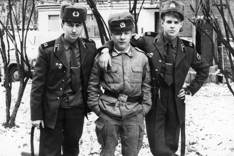 В центре "бурый" боец...