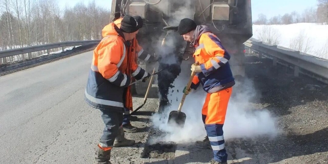 Активная фаза: дорожники Удмуртии работают без выходных