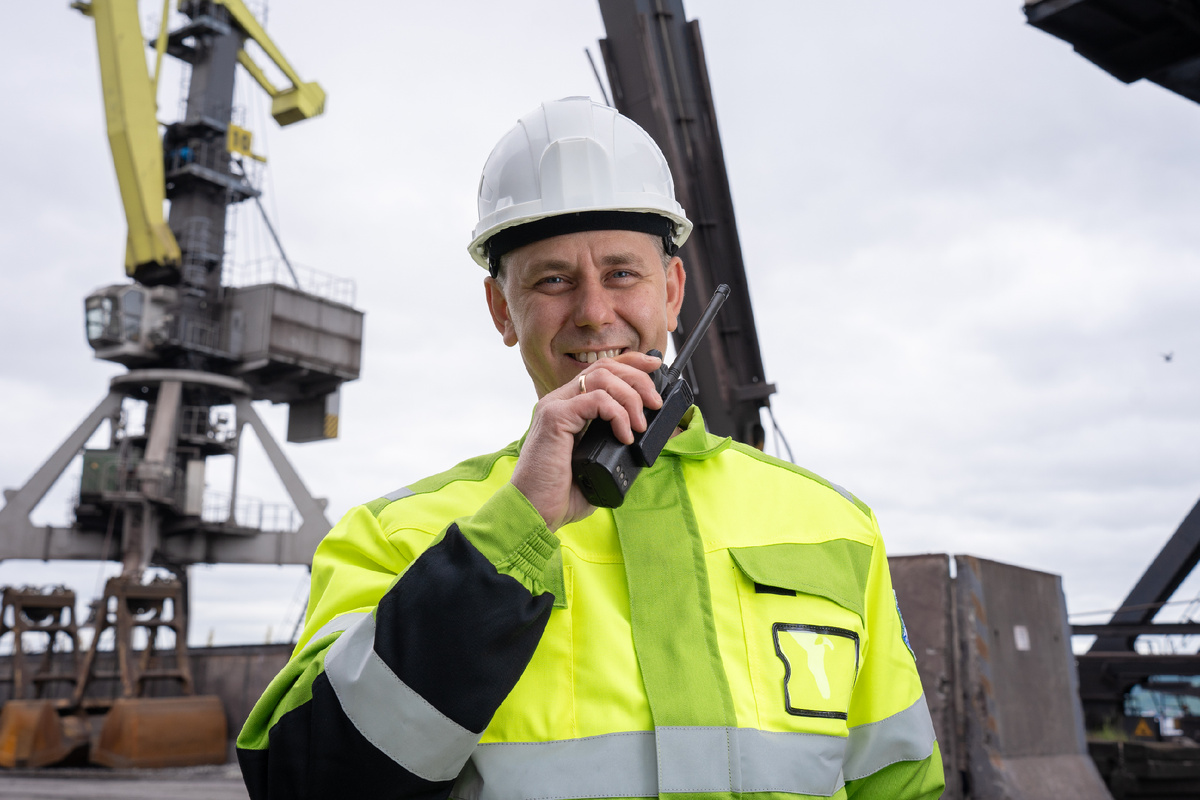 Сотрудник Мурманского балкерного терминала