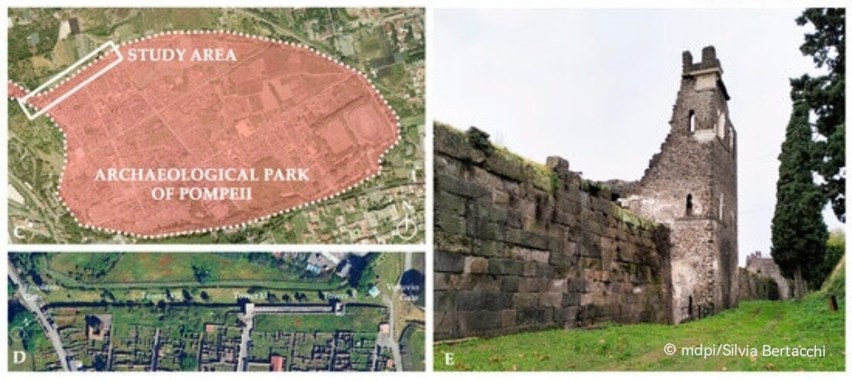 Место в археологическом парке Помпей, которое подверглось исследованию.
© mdpi/Silvia Bertacchi