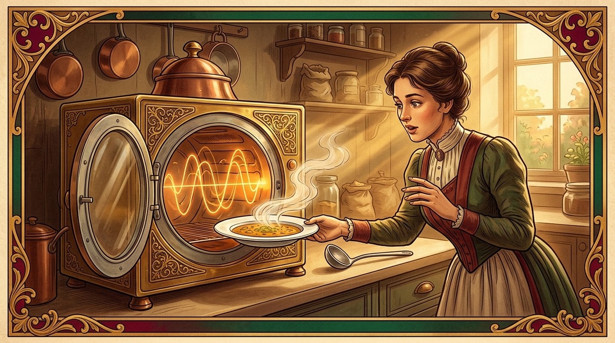 Микроволновка греет воду внутри еды, а не тарелку - вот почему край холодный