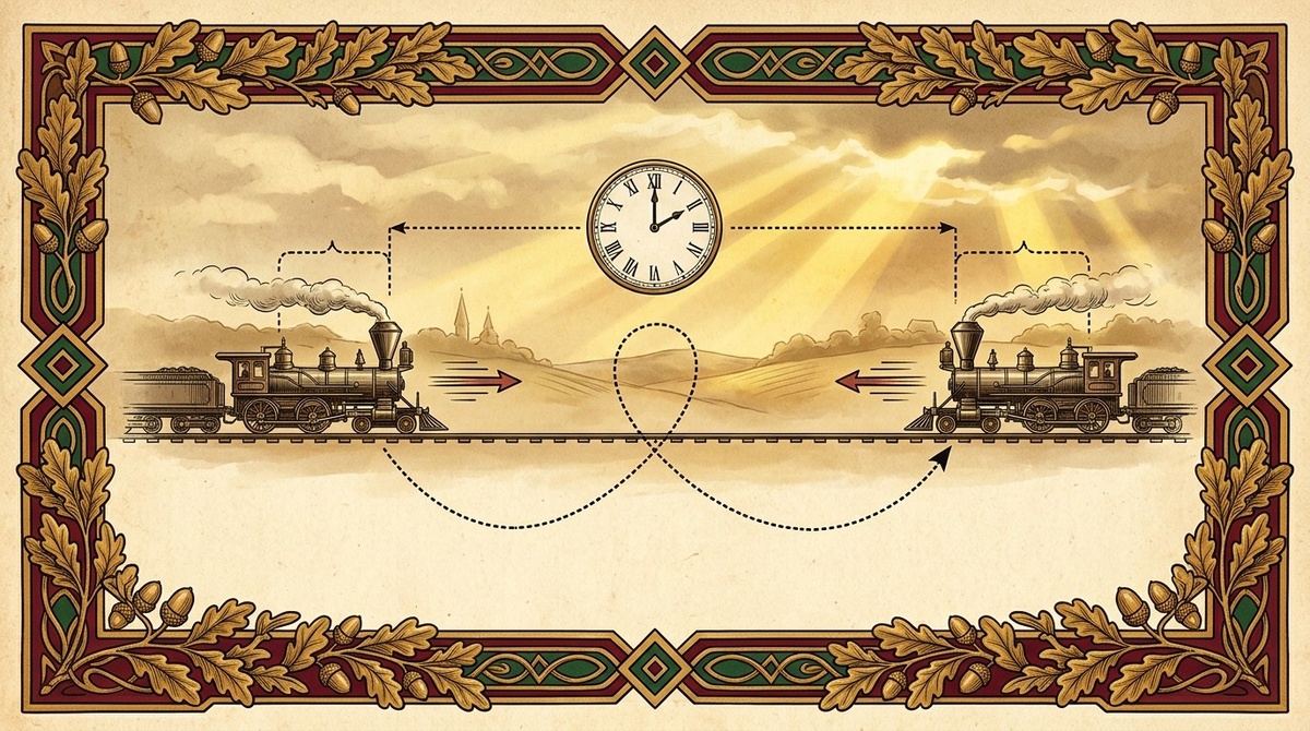 Забудь про муху. Считай время - и ответ за 10 секунд