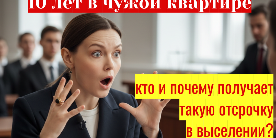 10 лет в чужой квартире: кто и почему получает такую отсрочку?