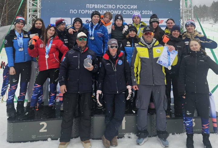 Сборная Ленобласти завоевала золото первенства России по горнолыжному спорту