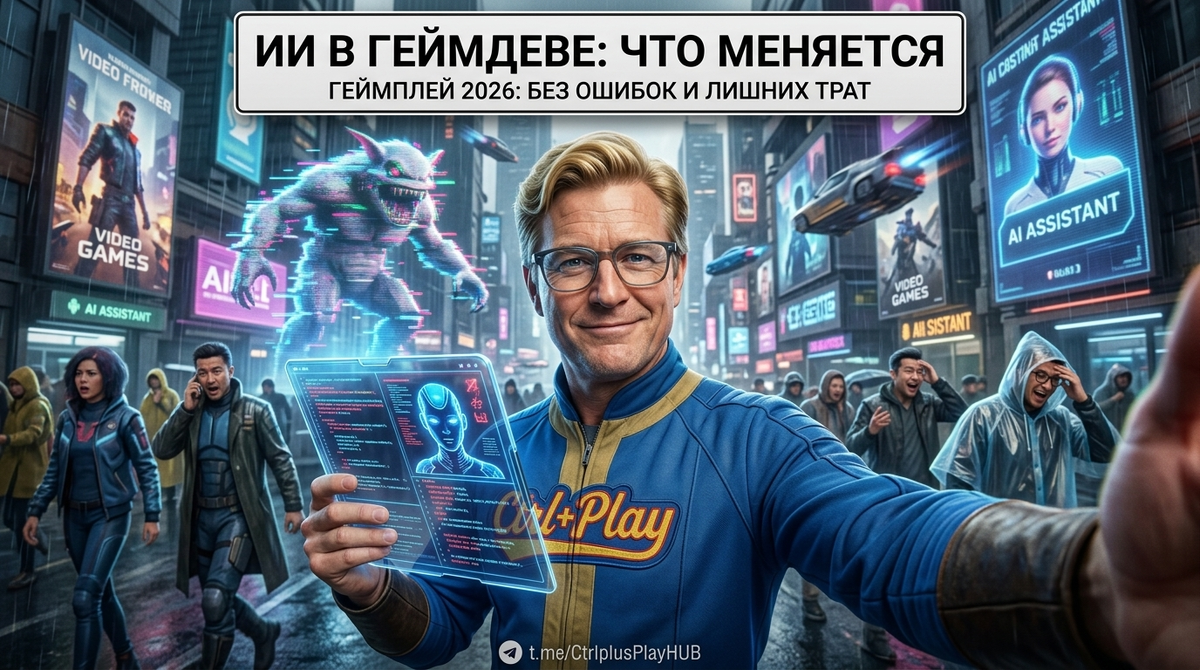 Искусственный интеллект в разработке игр: что меняется в 2026