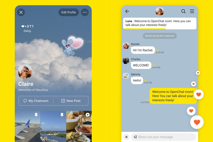   Интерфейс KakaoTalk    
Фото: Kakao Corp.