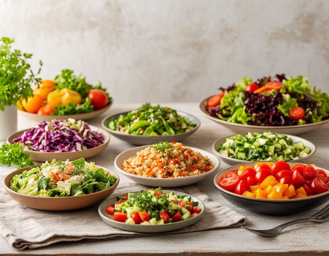 Полезные салаты