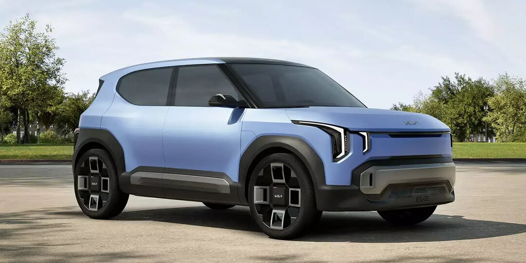 Самый доступный электрокроссовер Kia EV2 предложат в четырехместной версии