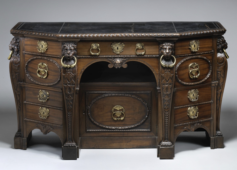 Библиотечный стол. Дизайнер: Уильям Кент, около 1735 года