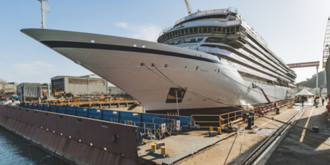 В Италии спустили на воду первый в мире круизный лайнер на водородном топливе