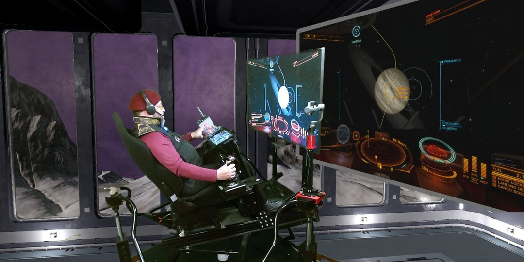 Геймер переделал кресло от VR-аттракциона в кабину звездного истребителя