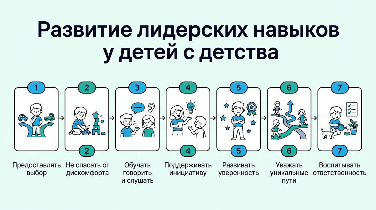 Развиваем лидерские качества у ребёнка с детства  📷

