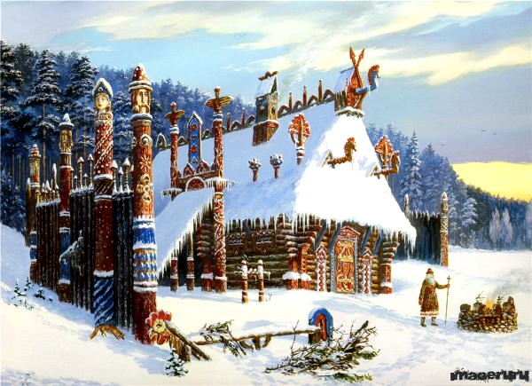 Храм бога Знича.Зима