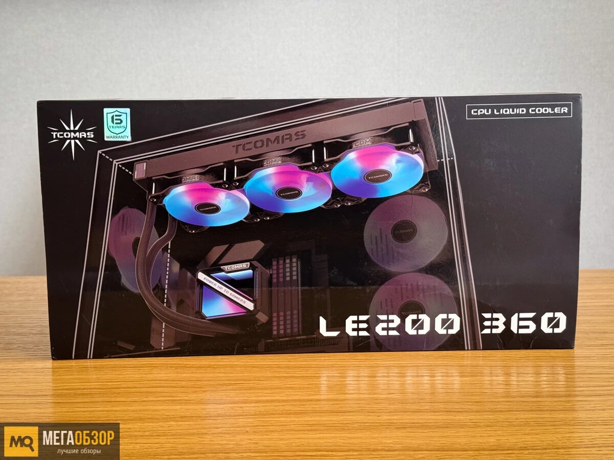    LE200 360 от ZONE 51 обзор и тесты системы жидкостного охлаждения MegaObzor.com