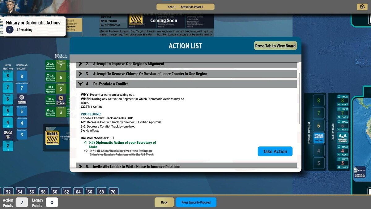    Галерея игры Mr. President