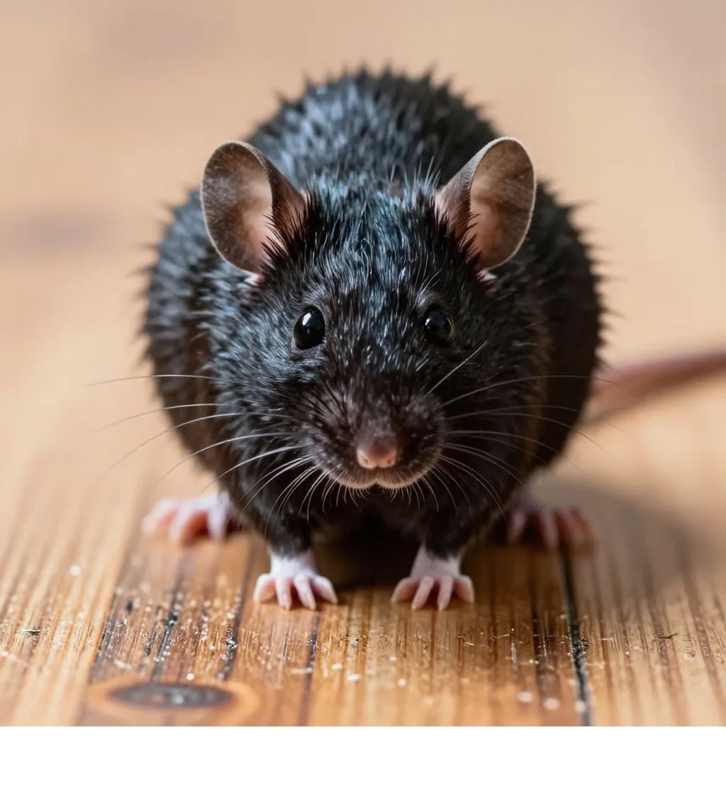 Черная мышь - создано нейросетью