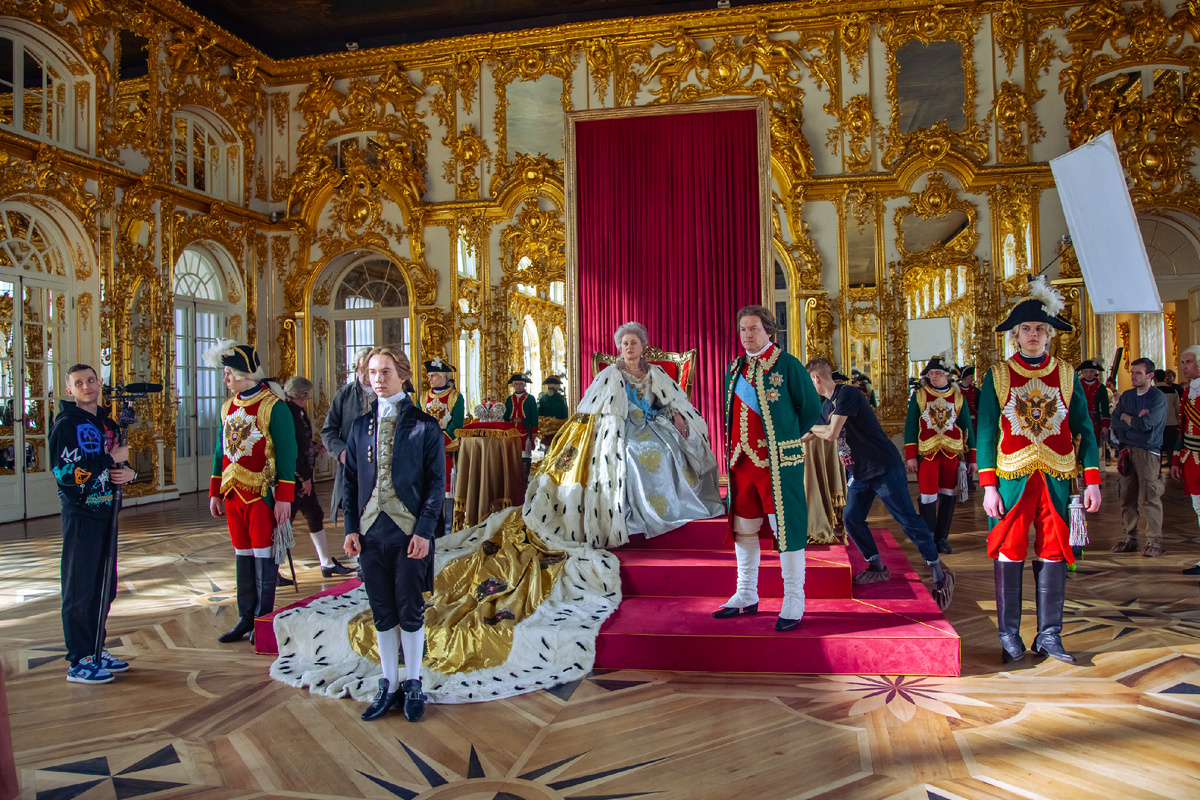 На съемках сериала «Павел. Первый и последний»